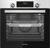 Встраиваемый духовой шкаф Gressel U6EM69050 60 см, 8 режимов, двойной гриль, 3D-конвекция, паровая очистка