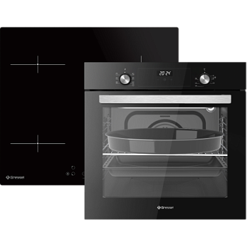 Комплект бытовой техники GRESSEL (духовой шкаф 60см U6EB68005 и варочная панель индукционная 60см U60I74S000)