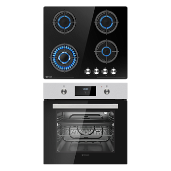 Комплект бытовой техники GRESSEL U66N41M5811 (духовой шкаф 60см U6EM58110  и варочная панель газовая 60см U60N41S000)
