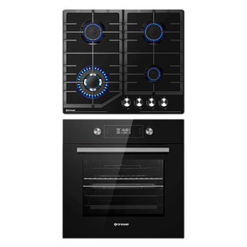 Комплект бытовой техники GRESSEL U66V41SB6911 (духовой шкаф 60см U6ES69000  и варочная панель газовая 60см U60V41B011)