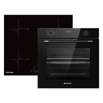 Комплект бытовой техники GRESSEL U66I59S74S01 (духовой шкаф 60см и варочная панель индукционная 60см)
