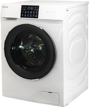 Стиральная машина Gressel UWC601 (10,5 кг), инверторный мотор с прямым приводом Direct Drive, функция пара PureSteam, сенсорное управление, дозагрузка белья, 12 программ, система самодиагностики, 1200 оборотов