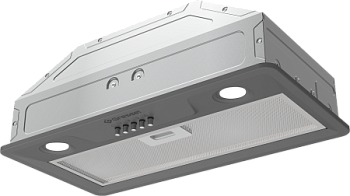 Встраиваемая вытяжка Gressel GR52M 52 см (полновстраиваемая), LED подсветка, 3 скорости, режим отвода и рециркуляции, механическое управление, серая