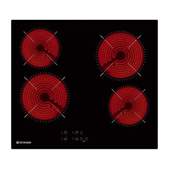 Настольная электрическая варочная панель Gressel TTD14S000-60, 60 см, 6000Вт, индикатор остаточного тепла, управление Touch control, таймер