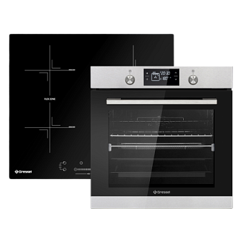 Комплект бытовой техники GRESSEL U66I69M84S01 (духовой шкаф 60см и варочная панель индукционная 60см)