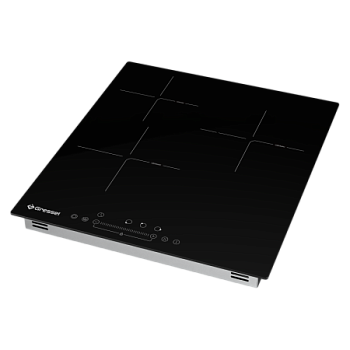 Встраиваемая электрическая варочная панель GRESSEL U45D29S100, 45 см, 5000Вт, с зоной расширения, управление Slider control, таймер