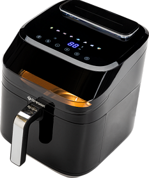 Аэрогриль Gressel GAF-1823, 8 программ, 1800Вт, сенсорный дисплей, подсветка