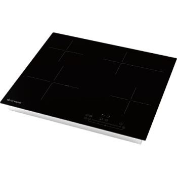 Встраиваемая электрическая варочная панель GRESSEL U60D24S011, 60 см, 6600Вт, индикатор остаточного тепла, зона расширения, управление Slider control, блокировка, таймер