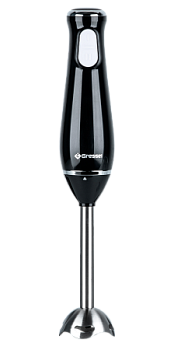 Погружной блендер Gressel GRB-4002 (3 насадки, 2 скорости, 800 Вт, защита от перегрева, черный)