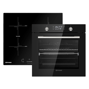 Комплект бытовой техники GRESSEL U66I69S84S01 (духовой шкаф 60см и варочная панель индукционная 60см)