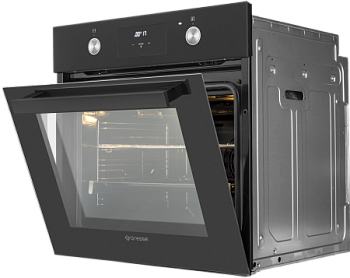 Встраиваемый духовой шкаф Gressel U6ES58110 60см, 70л, двойной гриль, режим разморозки, конвекция, двойное стекло