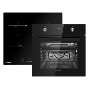 Комплект бытовой техники GRESSEL U66I58S84S01 (духовой шкаф 60см и варочная панель индукционная 60см)