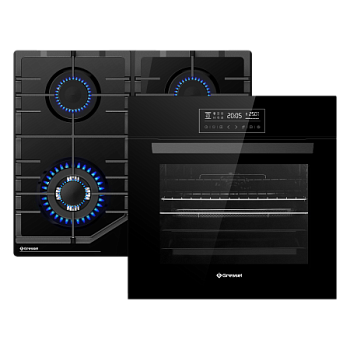 Комплект бытовой техники GRESSEL U66H99S41S01 (духовой шкаф 60см и варочная панель газовая 60см)