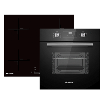 Комплект бытовой техники GRESSEL U66I57S74S01 (духовой шкаф 60см и варочная панель индукционная 60см)