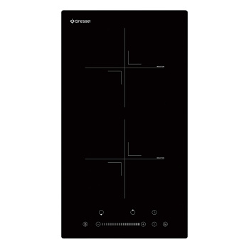 Настольная индукционная варочная панель Gressel TTI72S001-30, 30 см, 3500Вт, сенсорное управление Slider control, датчик наличия посуды, блокировка, таймер